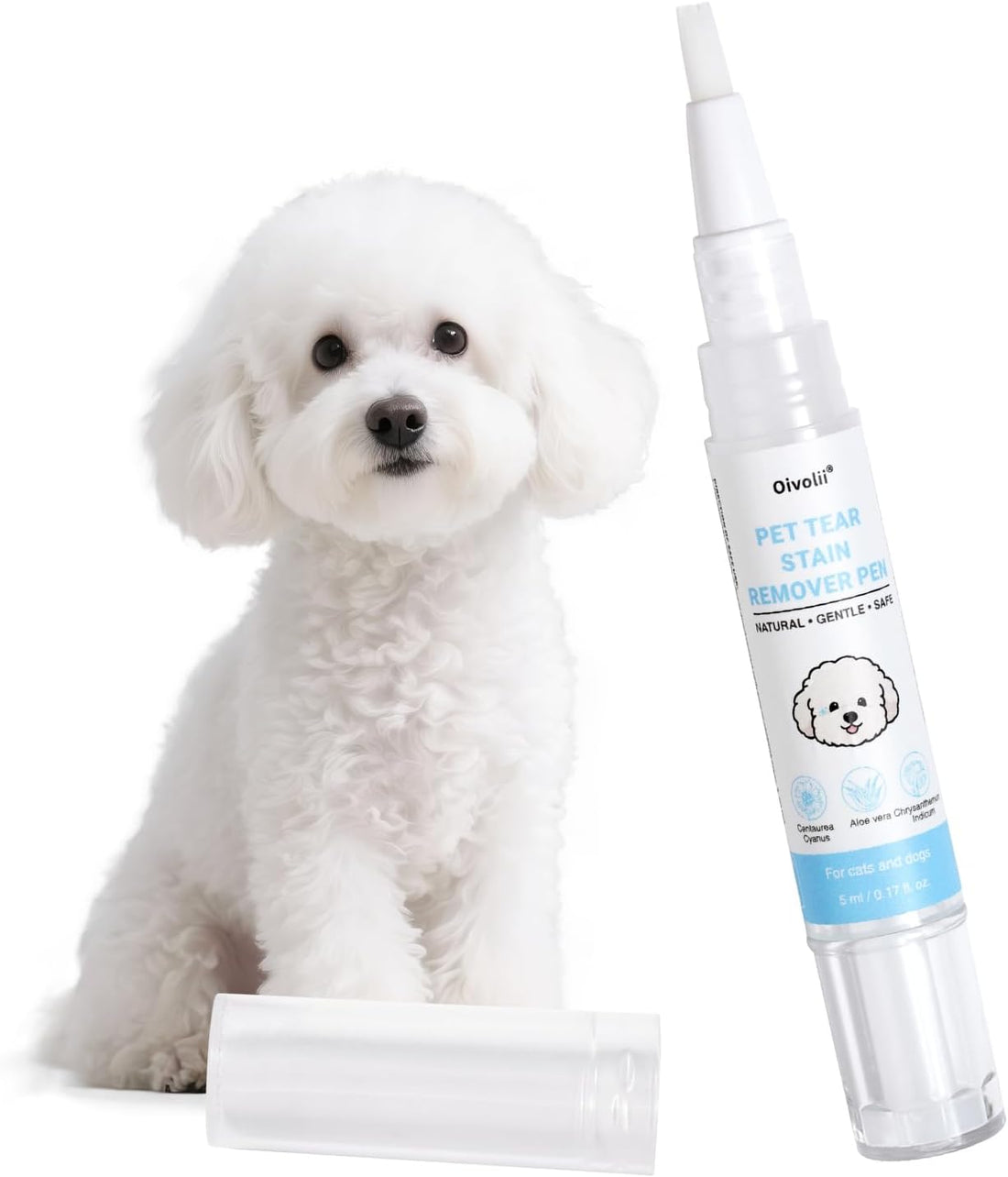 Tear Stain Remover Pen for Dogs & Cats