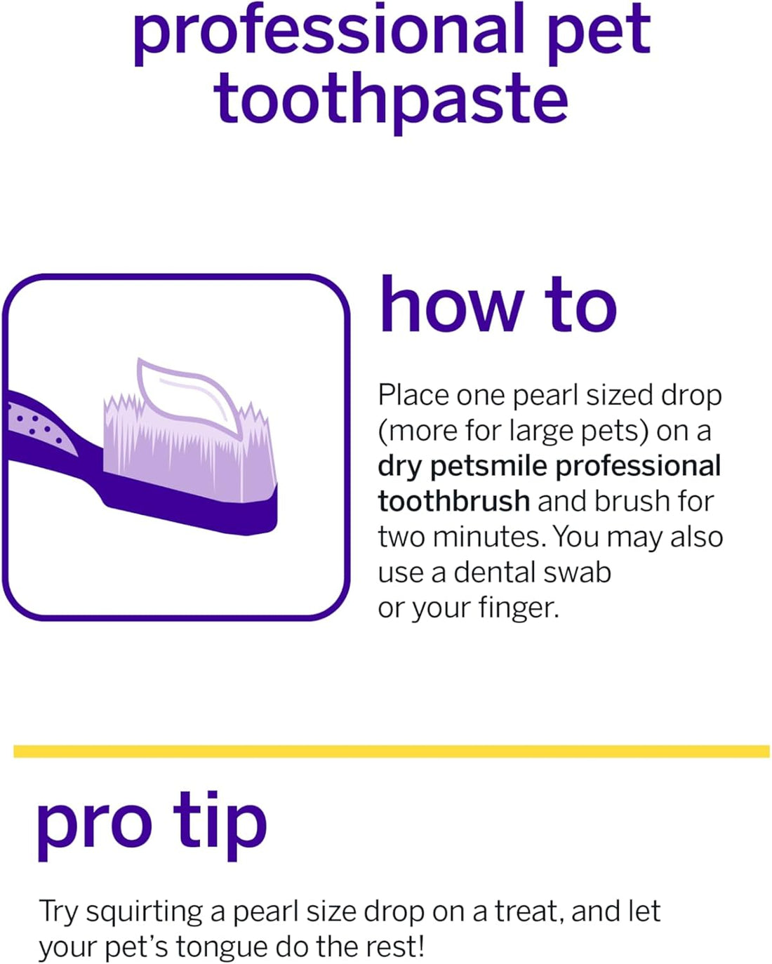 Petsmile VOHC Accepted Pet Toothpaste, London Broil 4.2 Oz
