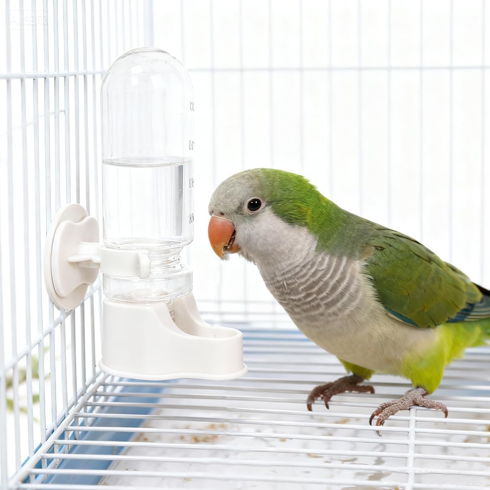 Bird Water Dispenser for Cage, 3.7 FL OZ