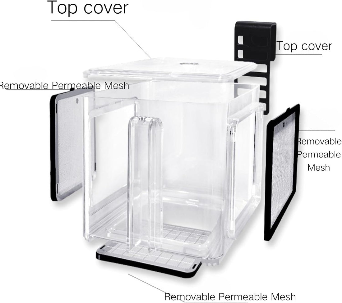 Saim Breeder Box for Fish Tank,Isolation Box,Hanging Aquarium