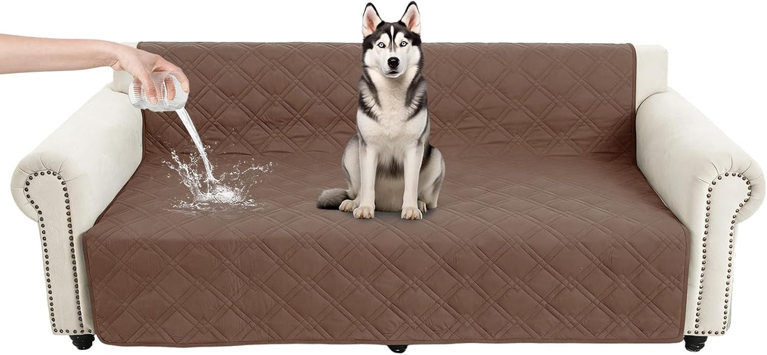 Waterproof 7 Layer Reversible Couch Covers for Dogs Bed Blanket