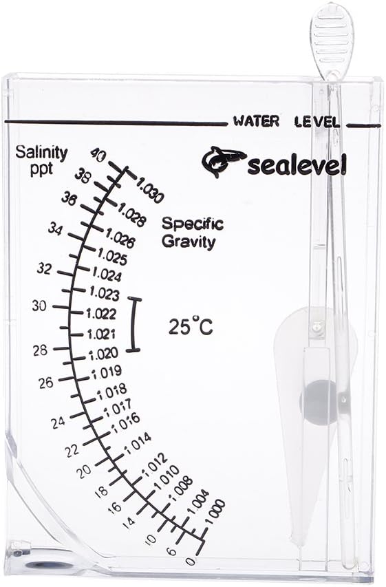 Marine Hydrometer Reef Fish Tank Aquarium Water Salinity Specific