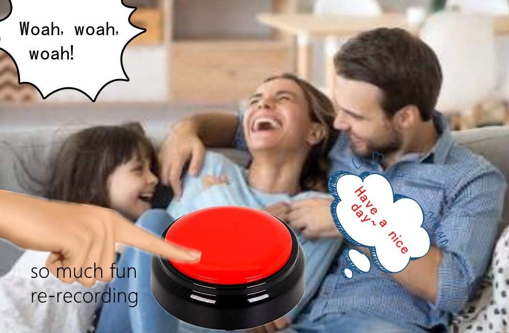 Voice Recording Button Easy Button Record 30 Seconds Talking Message