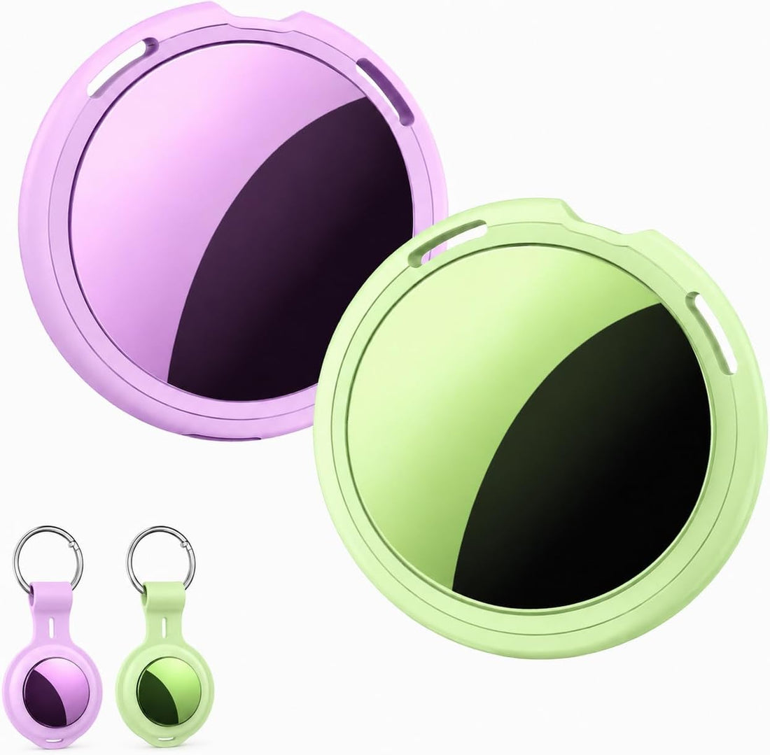 2 Pack Tracker Tags Finder Apple Find My MFi Certified Waterproof iOS