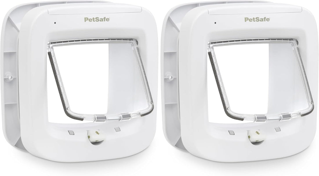 PetSafe Microchip Cat Door, Interior/Exterior, Multi-Pet, 4-Way Lock