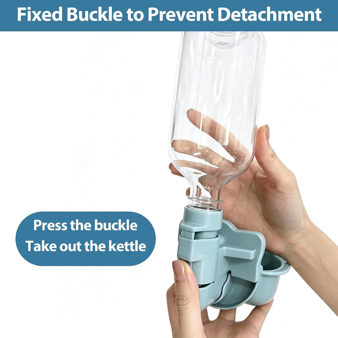 Lemtrflo 17oz Rabbit Water Bottle, Cage Automatic Waterer Dispenser