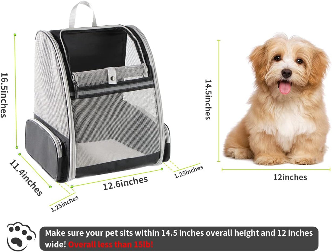 Texsens Innovative Traveler Bubble Backpack Pet Carriers for Cats