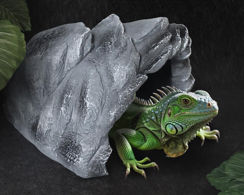 Reptile Corner Cave with Climbing Top, 6.7 x 7.87 Inch