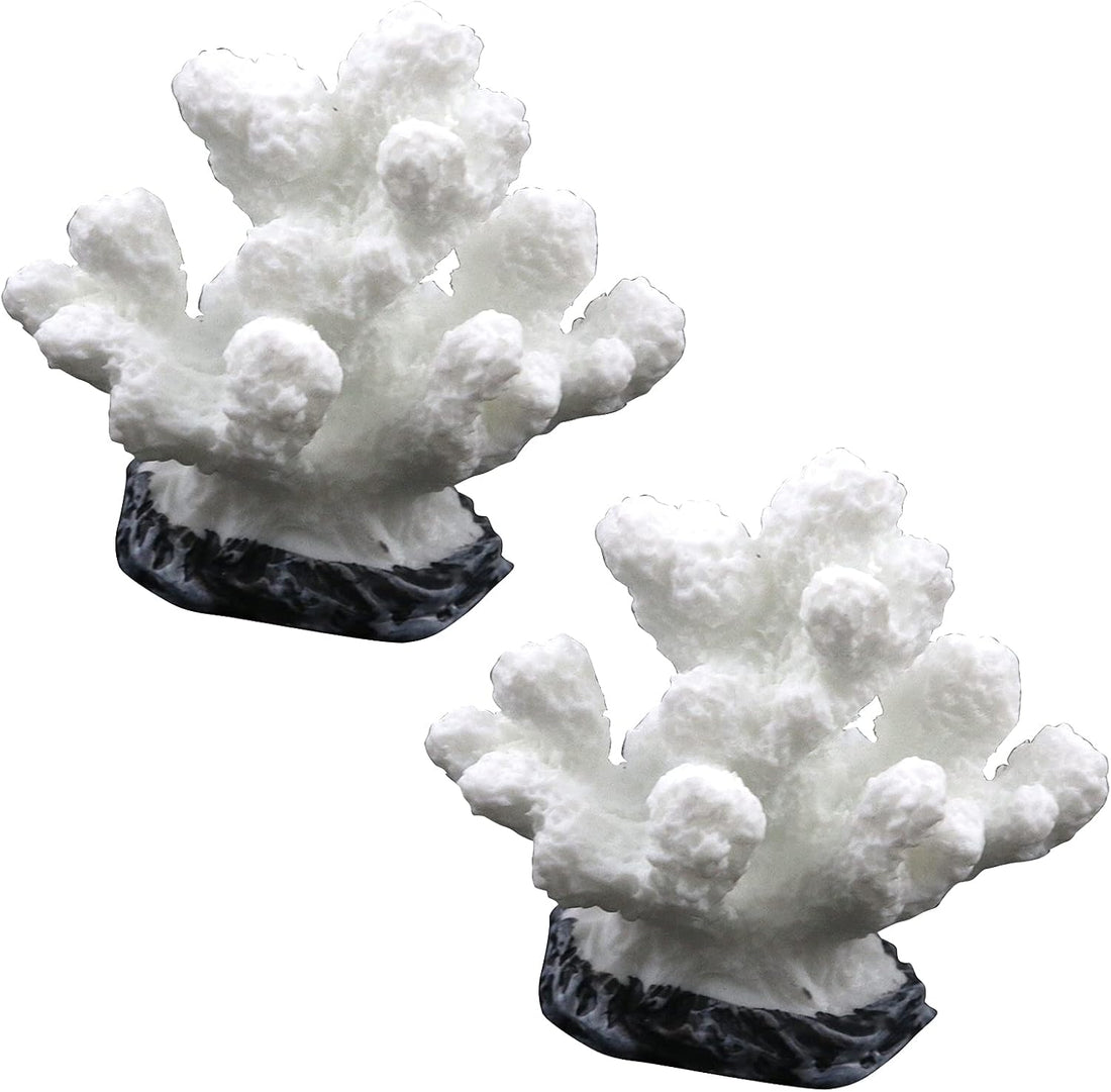 Semetall 2Pcs Sea Coral Aquarium Ornament