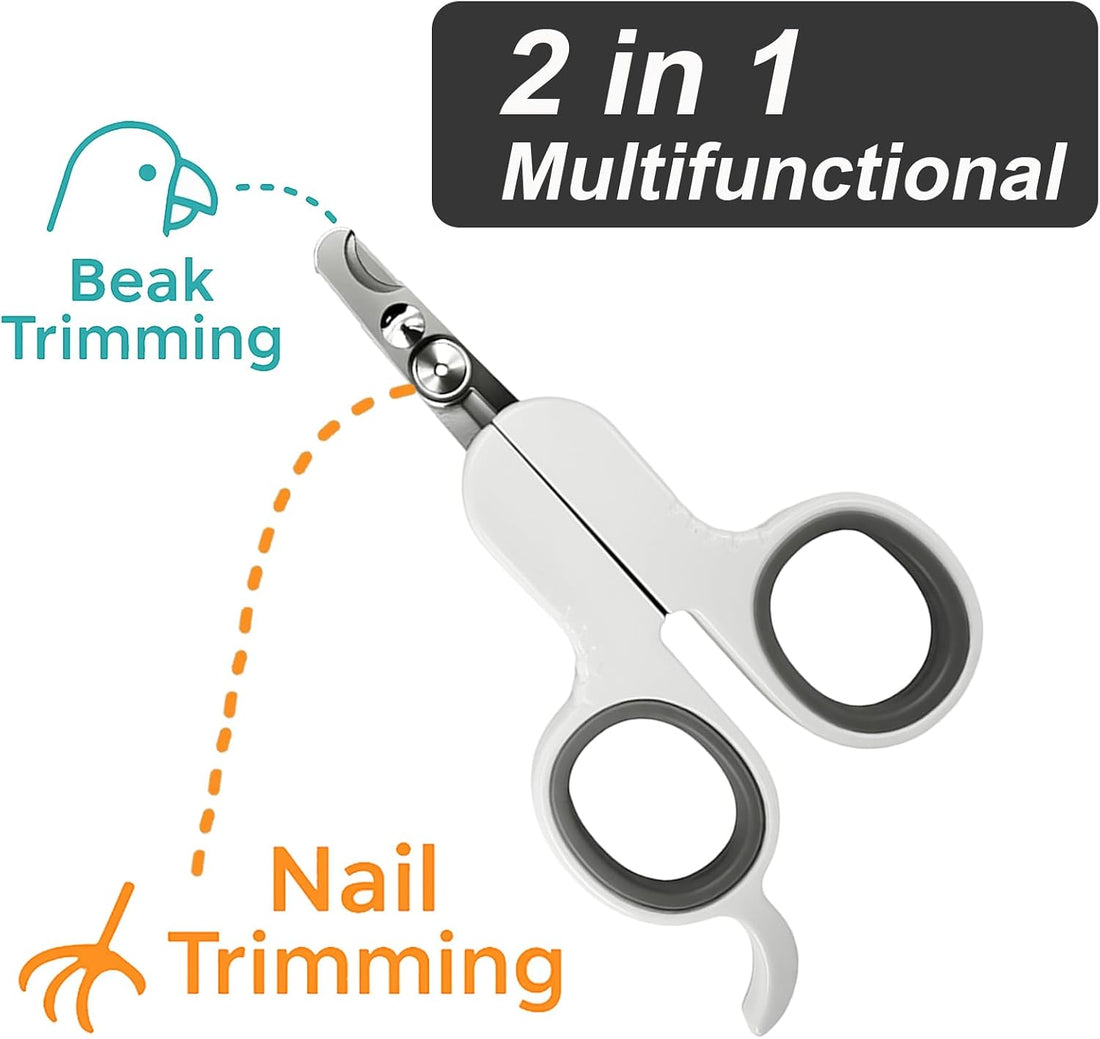 Bird Nail Clippers,Parrot Grooming wrap,2in1 for Safe Nail Trimming