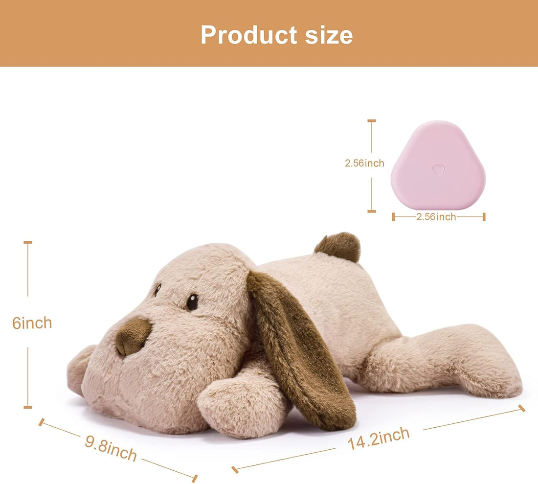 Moropaky Puppy Heartbeat Toy for Anxiety Relief Dog Behavioral aid