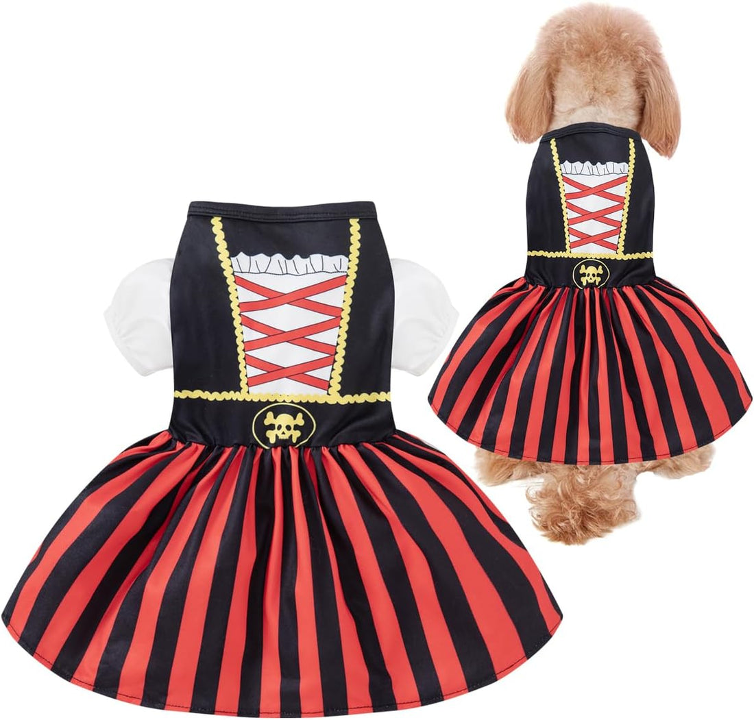 Dog Pirate Costume Halloween Dress