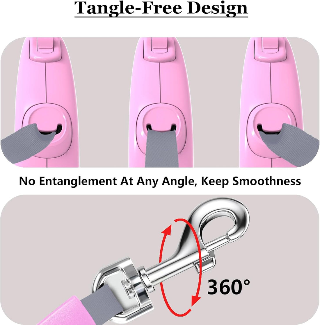 Retractable Dog Leash for Small Medium Dogs, 16Ft/5M