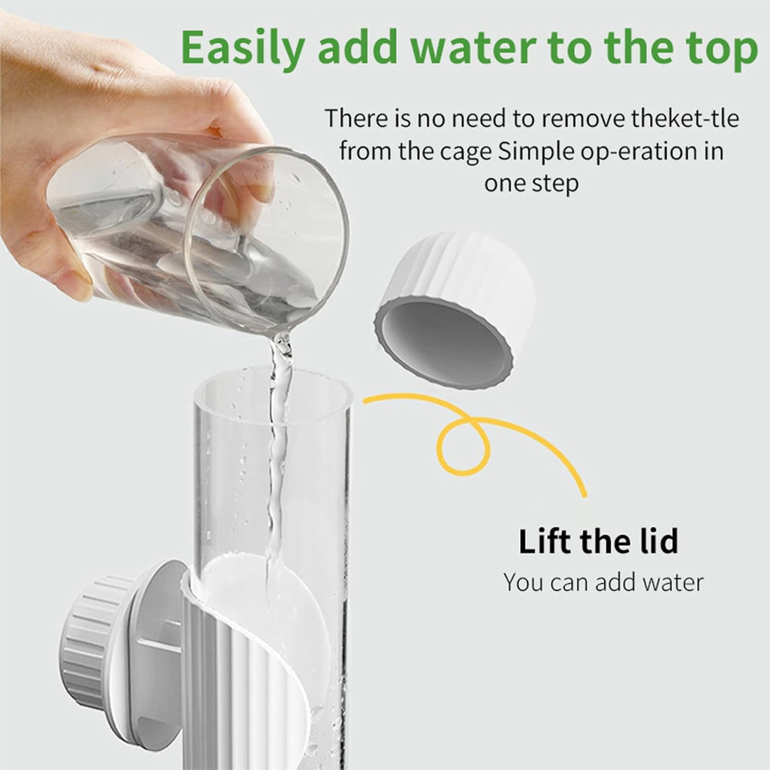 9.4 Fl Oz No Mess Bird Water Dispenser