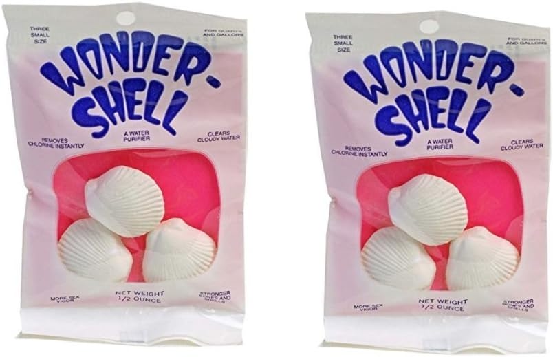 Weco Wonder Shell Natural Minerals, Small - Total of 6 Shells