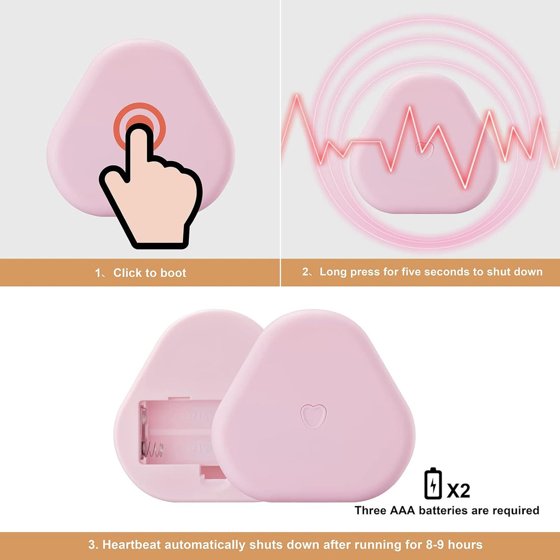 Moropaky Puppy Heartbeat Toy for Anxiety Relief Dog Behavioral aid