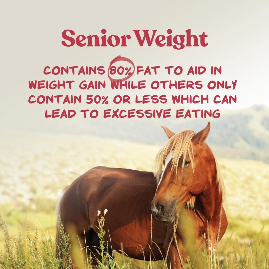 Manna Pro Weight Accelerator Horse Supplement, Meal Topper, Omega-3