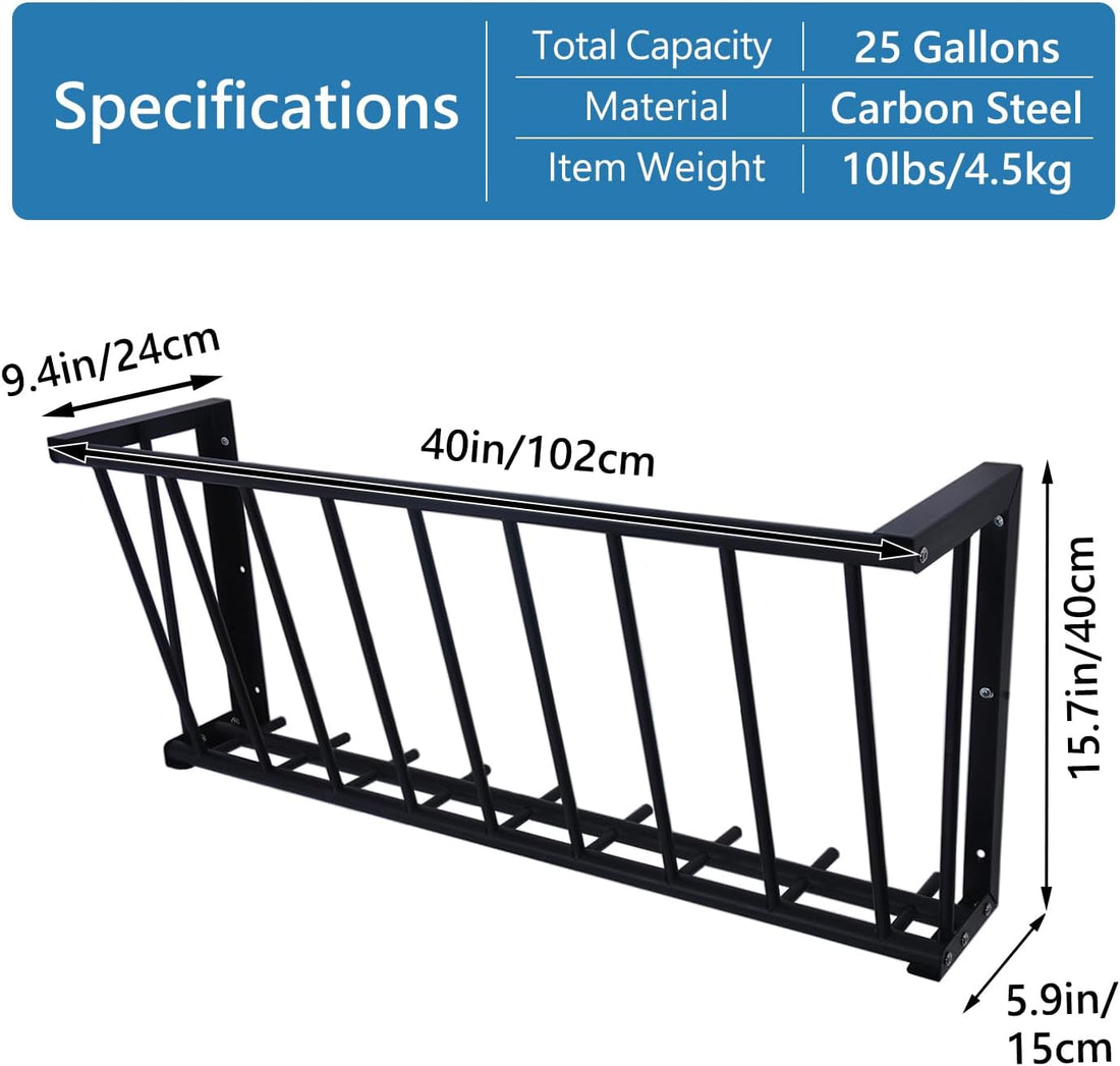 Wall Mount Hay Rack 25 Gallon