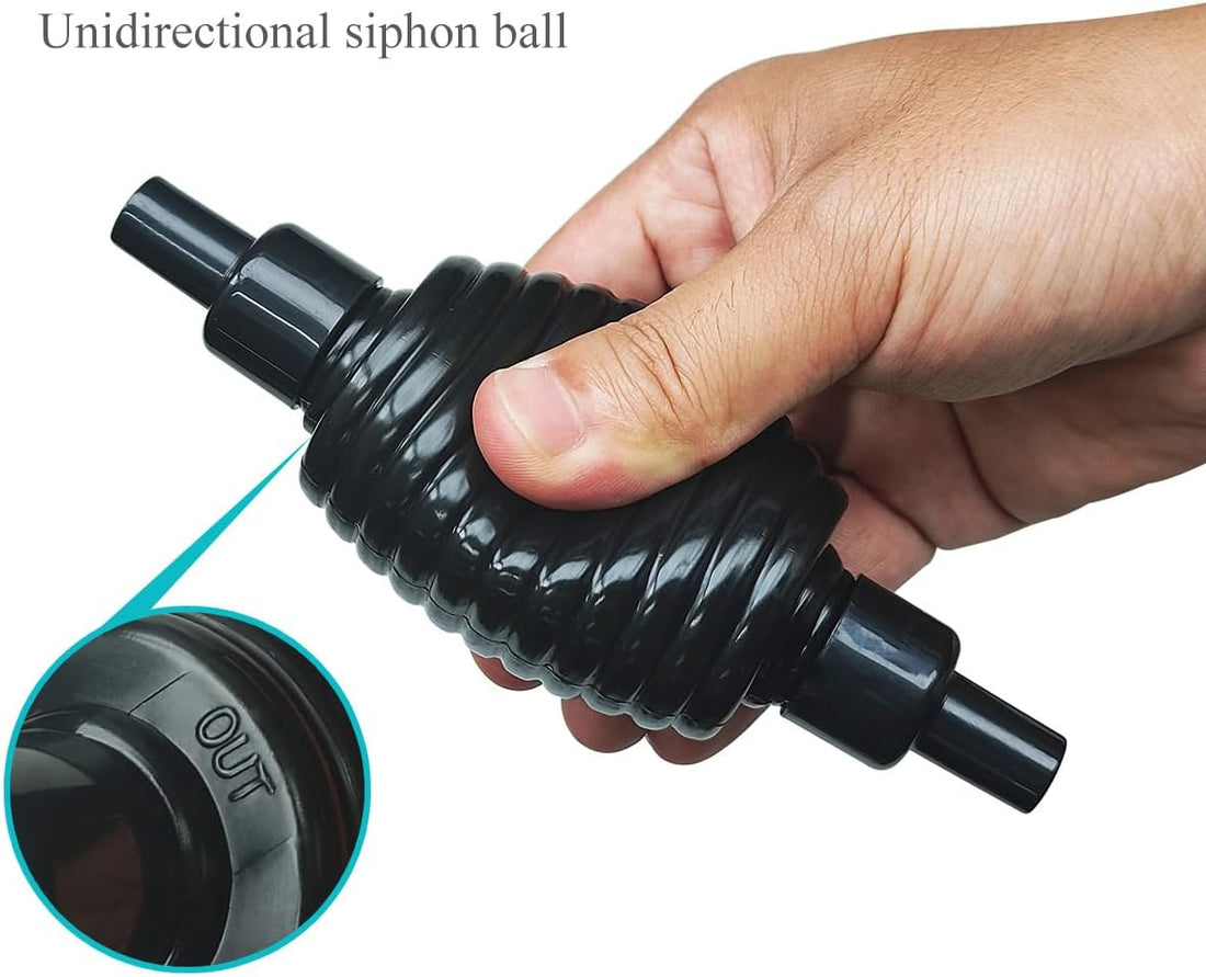 Laifoo 5ft-S Aquarium Siphon Vacuum Cleaner for Fish Tank Cleaning