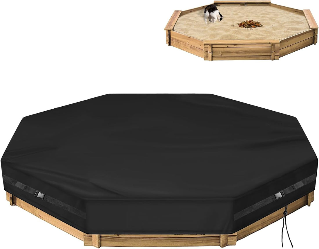 Kasla Octagon Sandbox Cover, 64" L×56" W×9" H