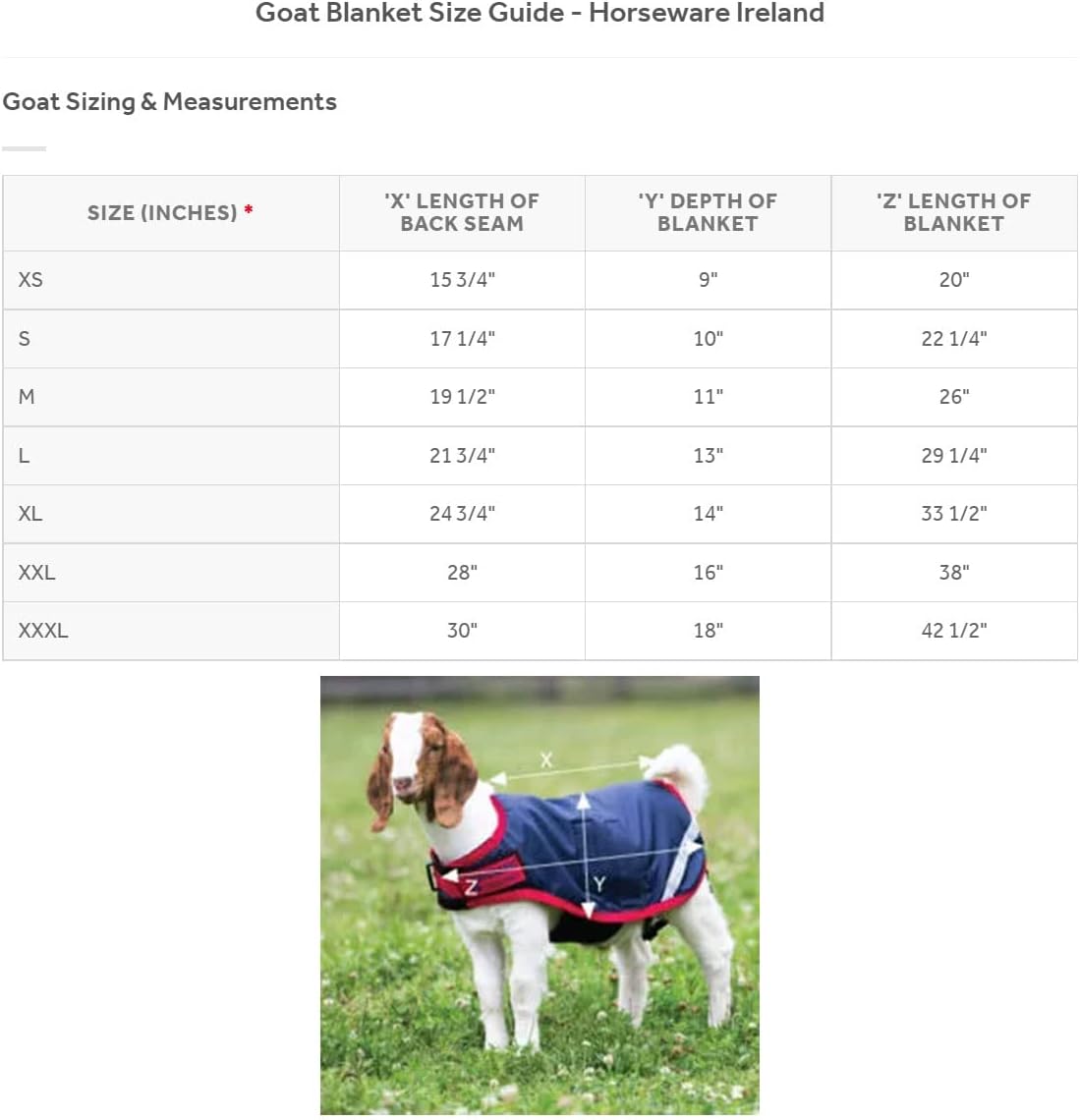 Horseware® Goat Rug - Excalibur/Silver & Strong Blue & Black, S