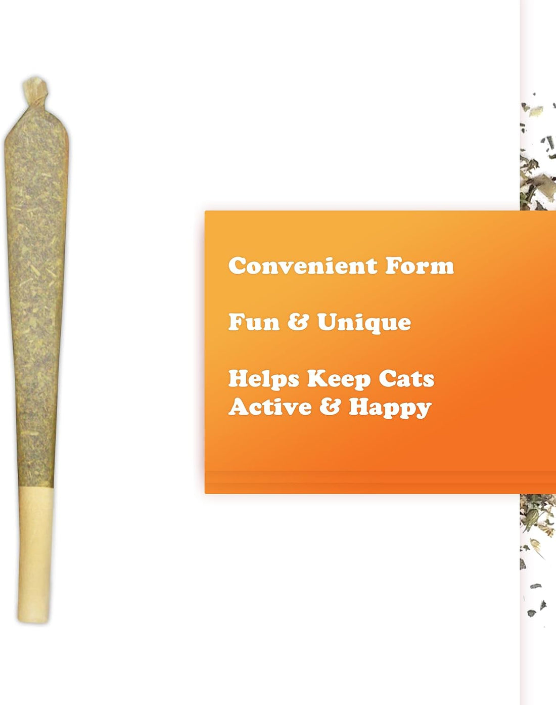 Meowijuana Catnip Rollies for Cats, King-Size 6-Pack | High Potency