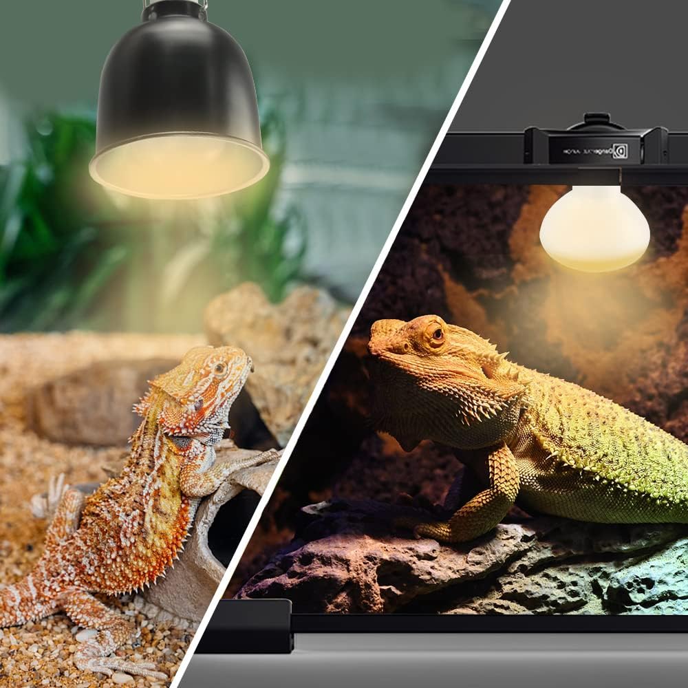 LUCKY HERP New Upgrade 3 Pack 100W Reptile Heat Lamp Bulb