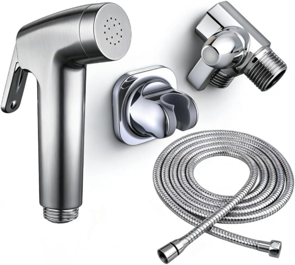 Dog Shower Attachment Kit, 8FT Hose & Handheld Dog Sprayer