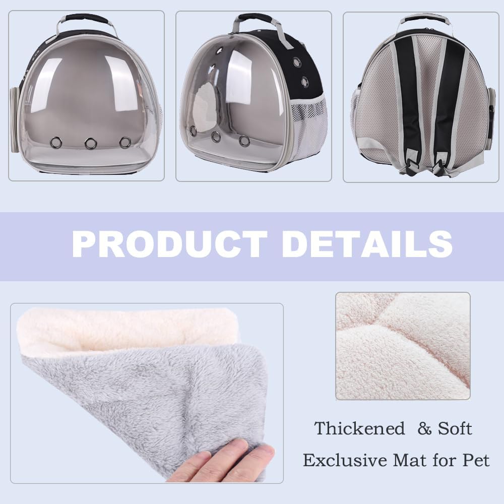 Portable Small Animal Backpack Travel Breathable Pet Carrier Bag
