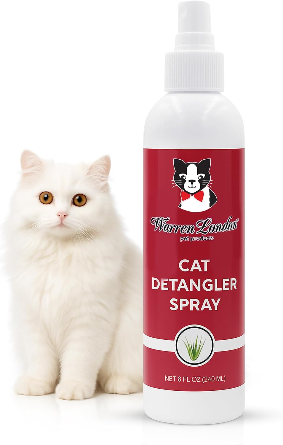 Warren London Cat Detangler Spray, Unscented Leave-in Conditioner