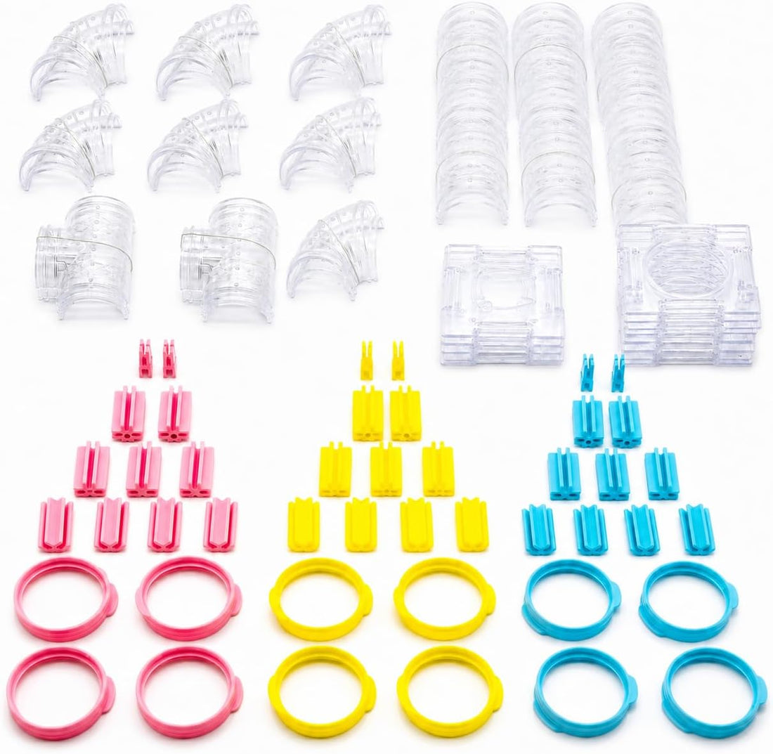 94 Pcs DIY Hamster Tunnel Tube Set