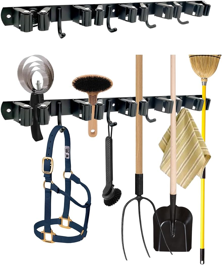Horse Whip Crop Holder with Bridle Hooks