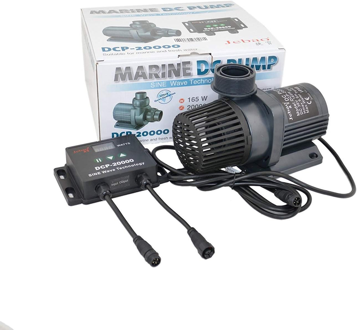 Jebao DCP-10000 Sine Wave DC Water Return Pump, 2,640 GPH