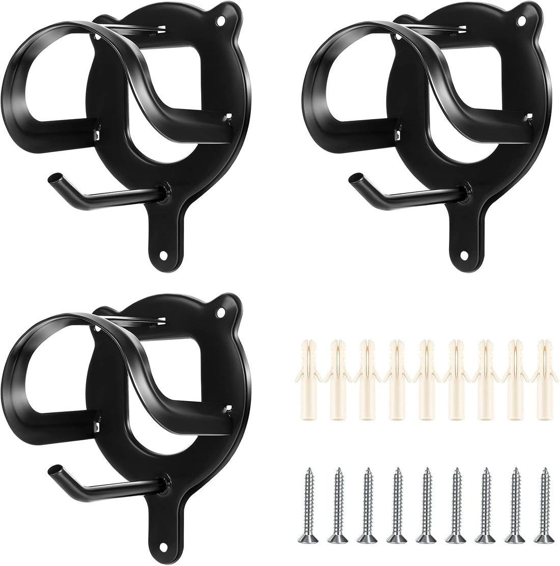 Dunzy 3 Pcs Bridle Hooks Horse Bridle Rack