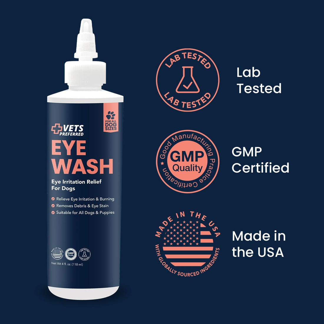 Vets Preferred Eye Cleaner for Dogs