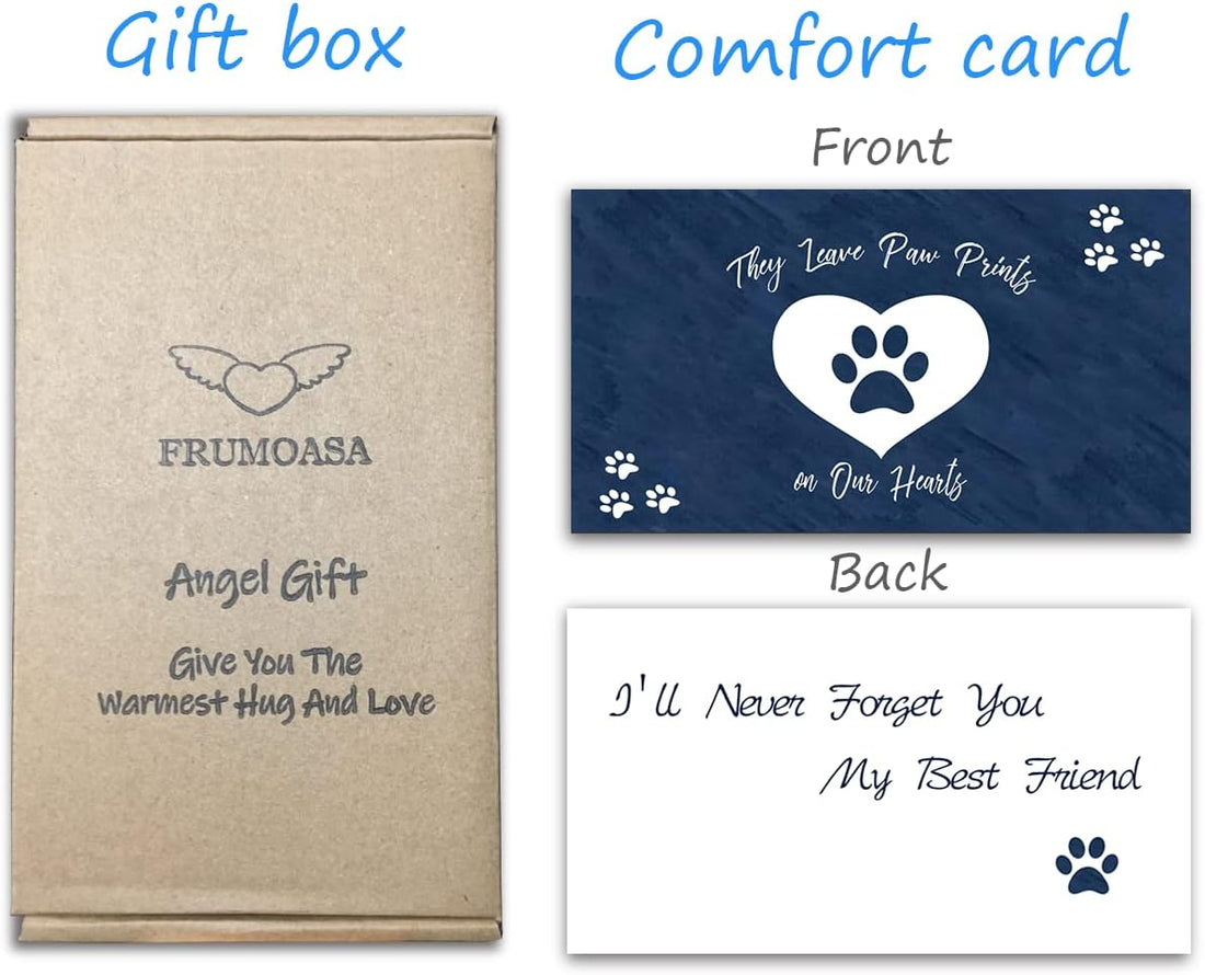 FRUMOASA Cat Angel Figurine 6" Loss of Cat Sympathy Memorial Gift