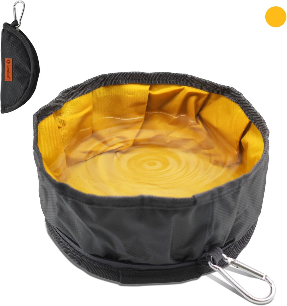 LumoLeaf Collapsible Dog Travel Bowl