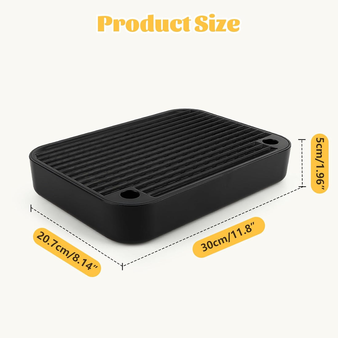 Bartuke Litter Box Step, Cat Step/Ramp/Catcher with Filter Function