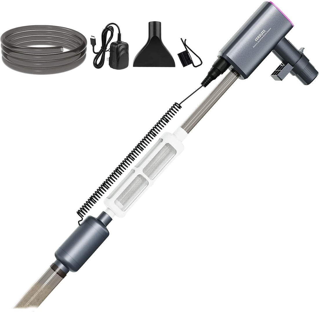 Cordless Aquarium Gravel Cleaner Vacuum