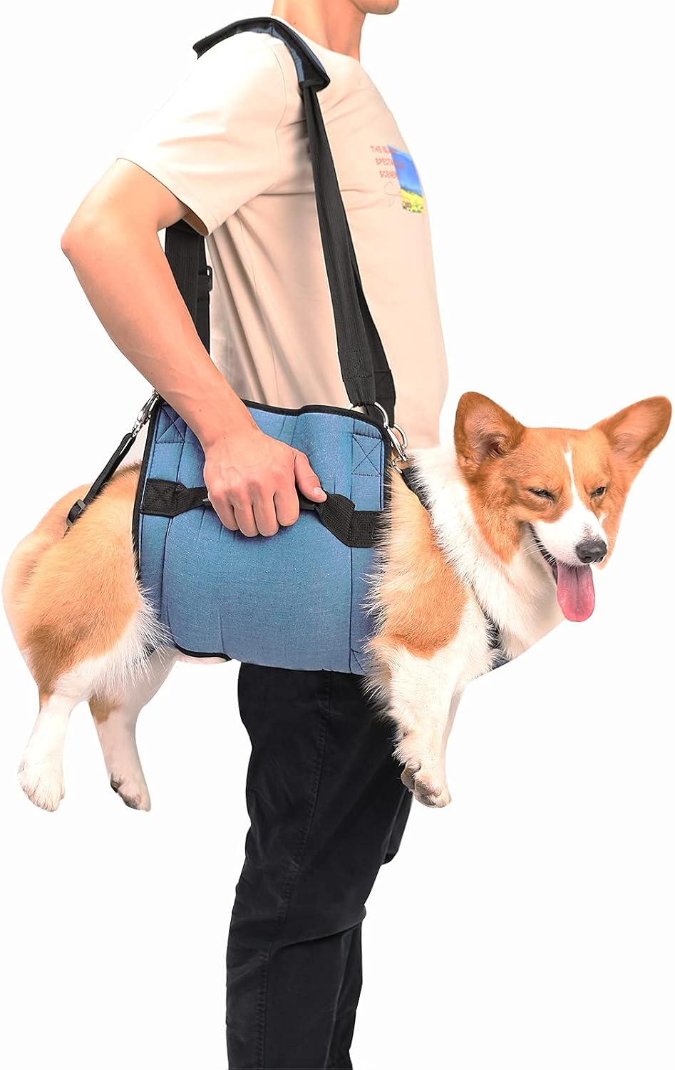 COODEO Dog Carry Sling, Emergency Backpack Pet Legs Support