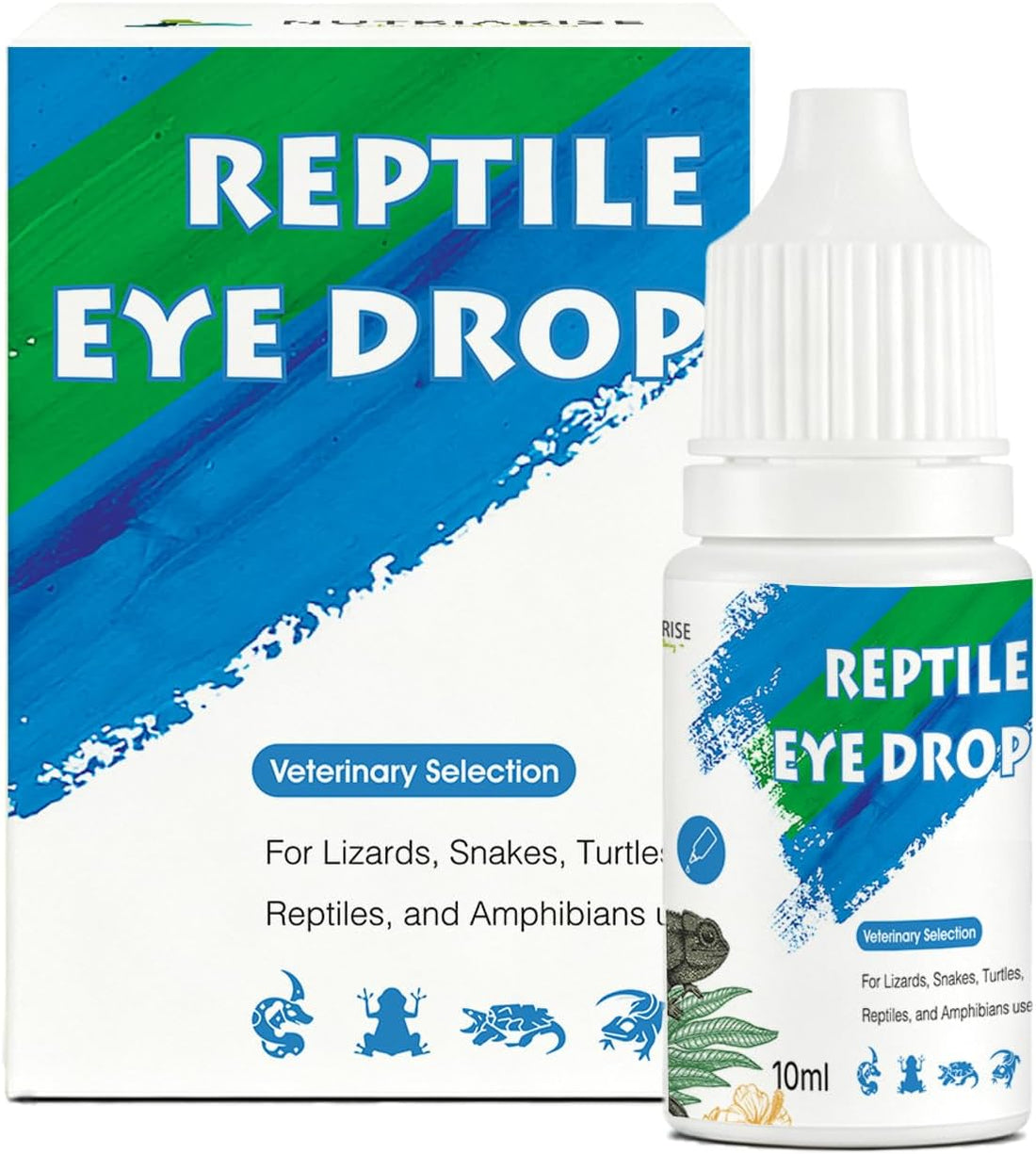 Reptile Eye Drops with Manuka Honey, Heartleaf & Hyaluronic Acid – Gentle Eye Wash & Moisturizing Care for Bearded Dragons, Turtles, Snakes, Geckos & Lizards,5 ml