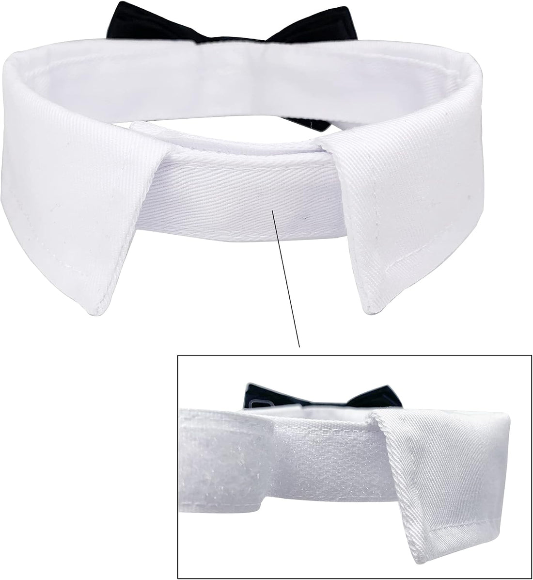 Dog Cat Tuxedo Collar, Cat Wedding Bowtie, Bow Tie Tux Costume