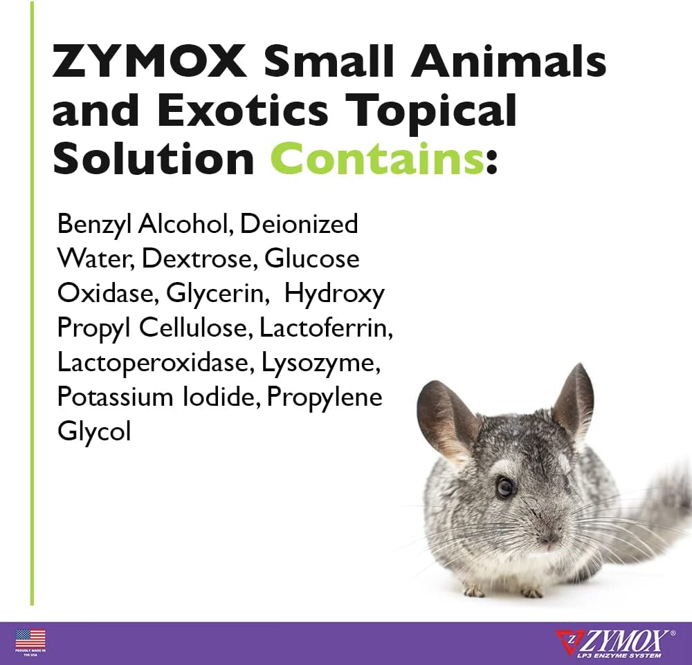 Zymox Small Animal & Exotic Topical Solution, 1.25 oz.