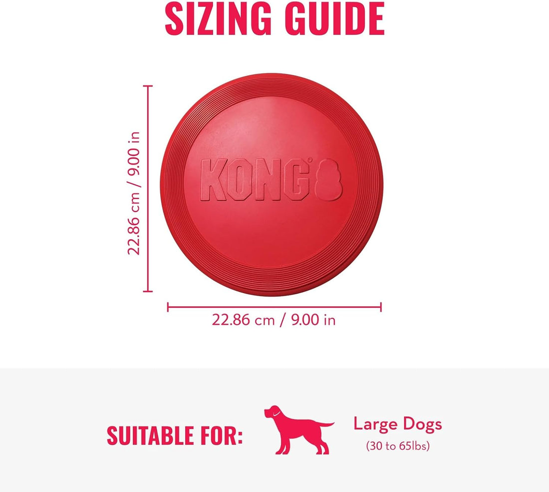 KONG Flyer - Durable Dog Toy for Outdoor Playtime