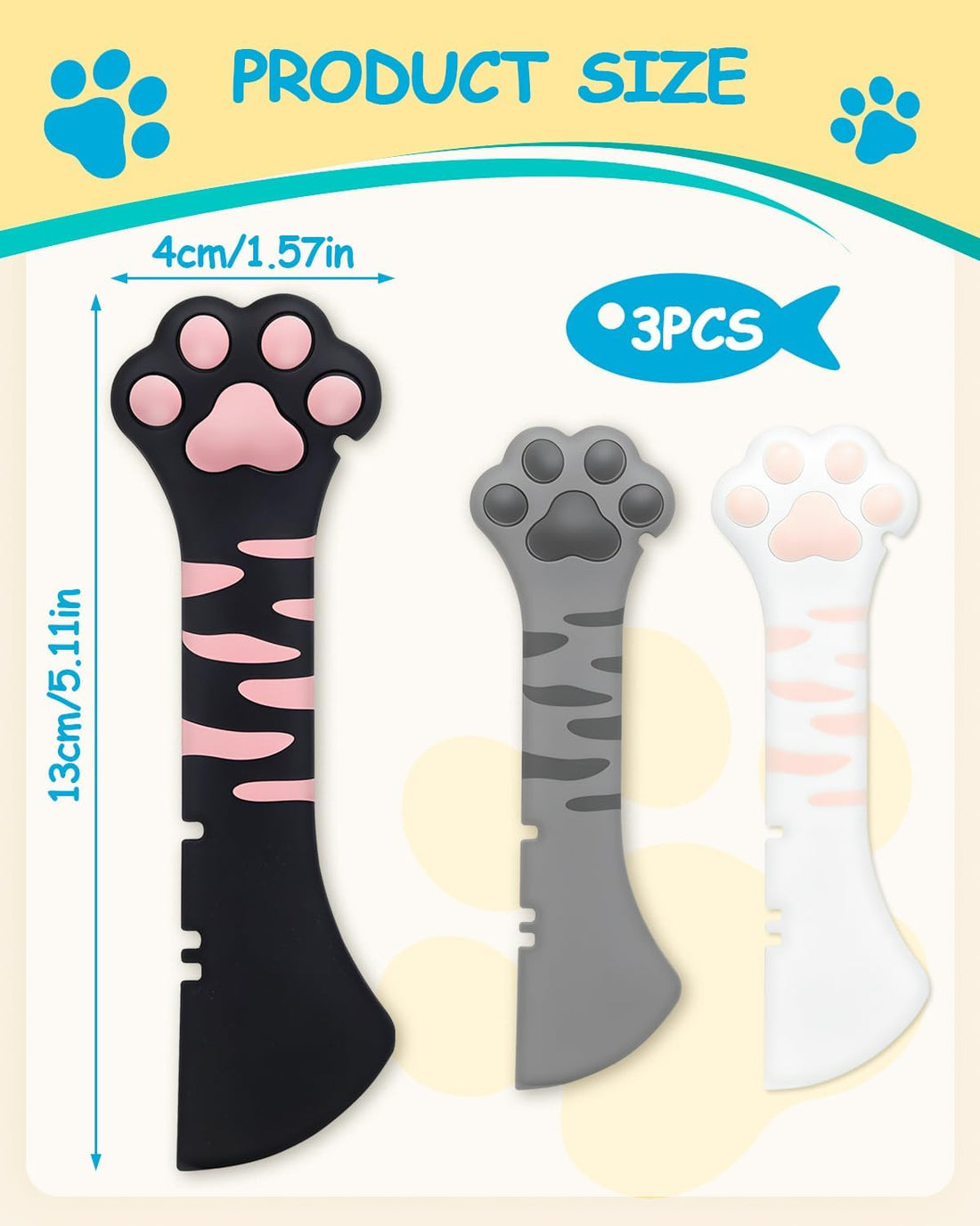 3PCS Cat Food Can Opener Set