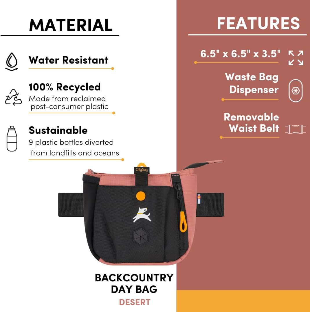 OllyDog Backcountry Day Bag | Dog Training Treat Pouch