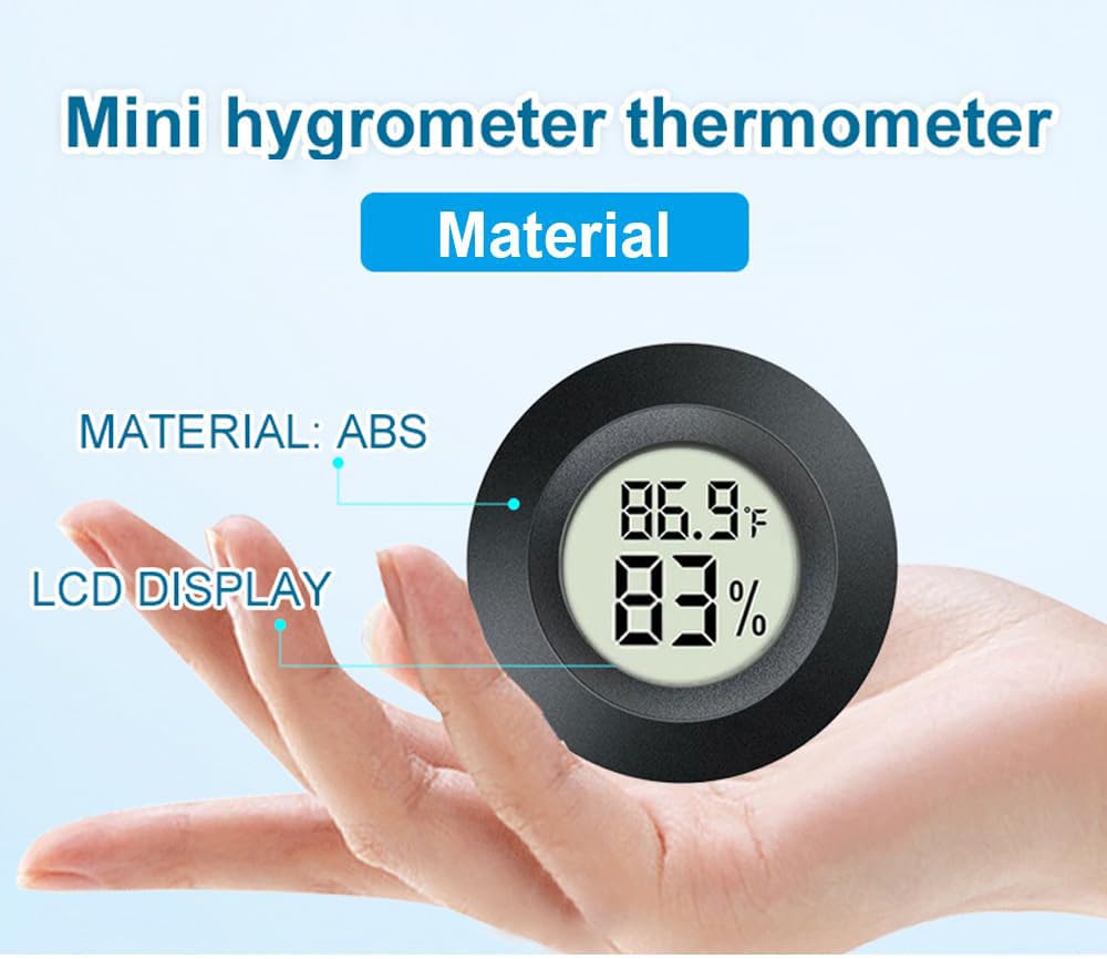 JEDEW 4 Pack Indoor Hygrometer Thermometer Digital Humidity Meter ℉/ ℃