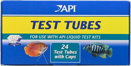 API Replacement Plastic Test Tubes with CAPS for Any Aquarium Test