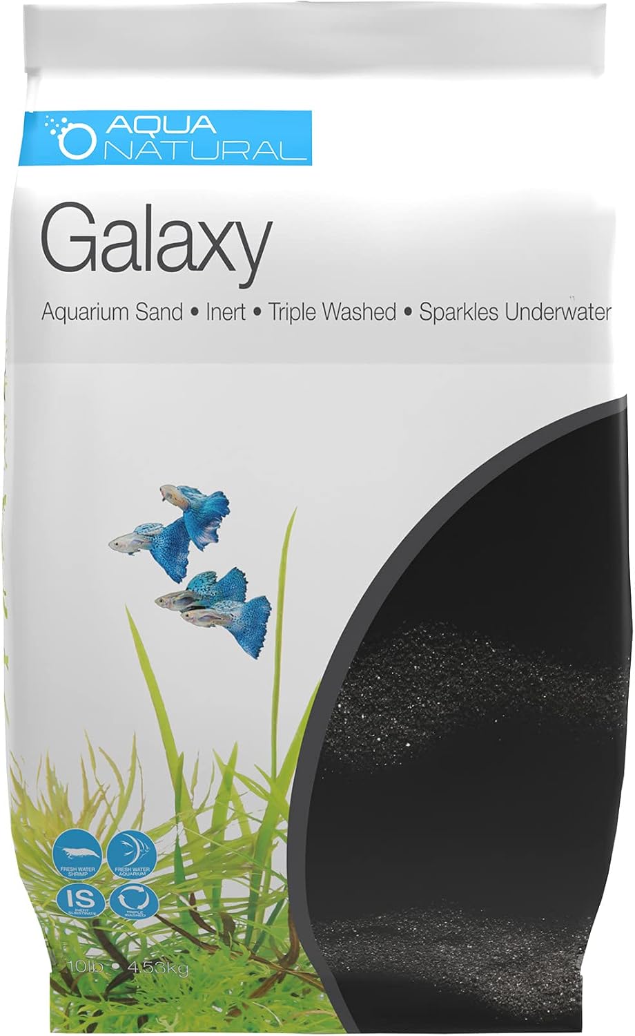 Aqua Natural Aquarium Substrate, Galaxy Sand, 20lb