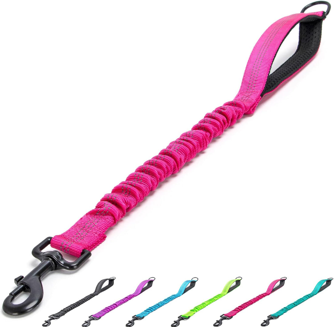 Bungee Dog Leash Extender, 21" Shock Absorbing Leash Extension